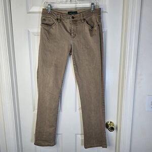 Lauren Ralph Lauren Brown‎ Modern Straight-Leg Jeans 10?